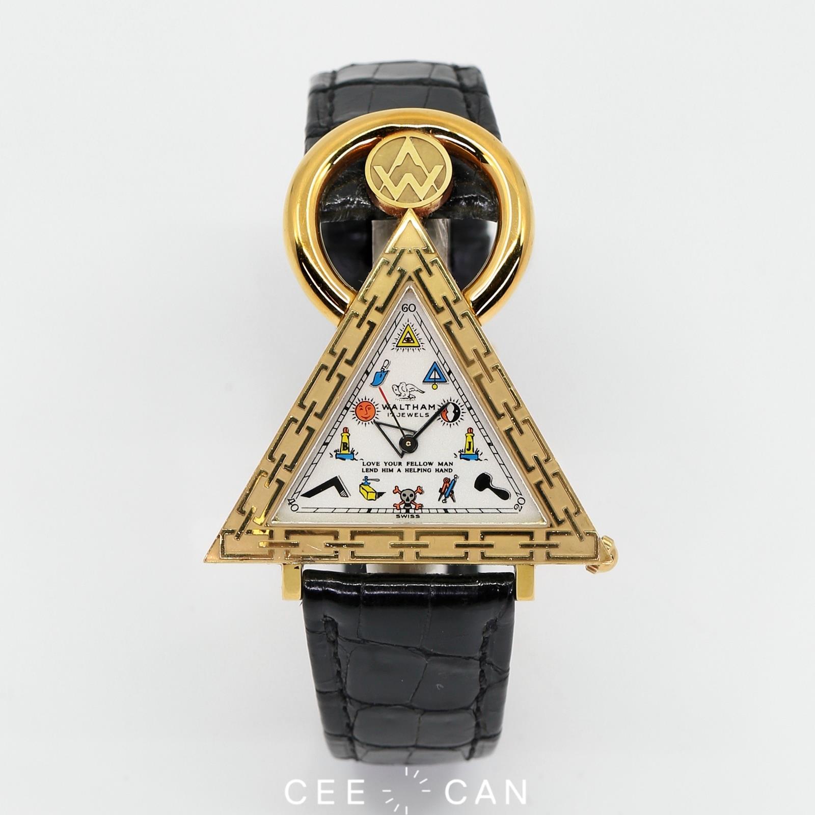 Waltham Masonic Watch 18KYG limited edition 96380_0