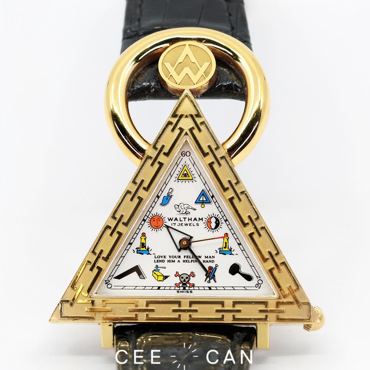 Waltham Masonic Watch 18KYG limited edition 96380_4