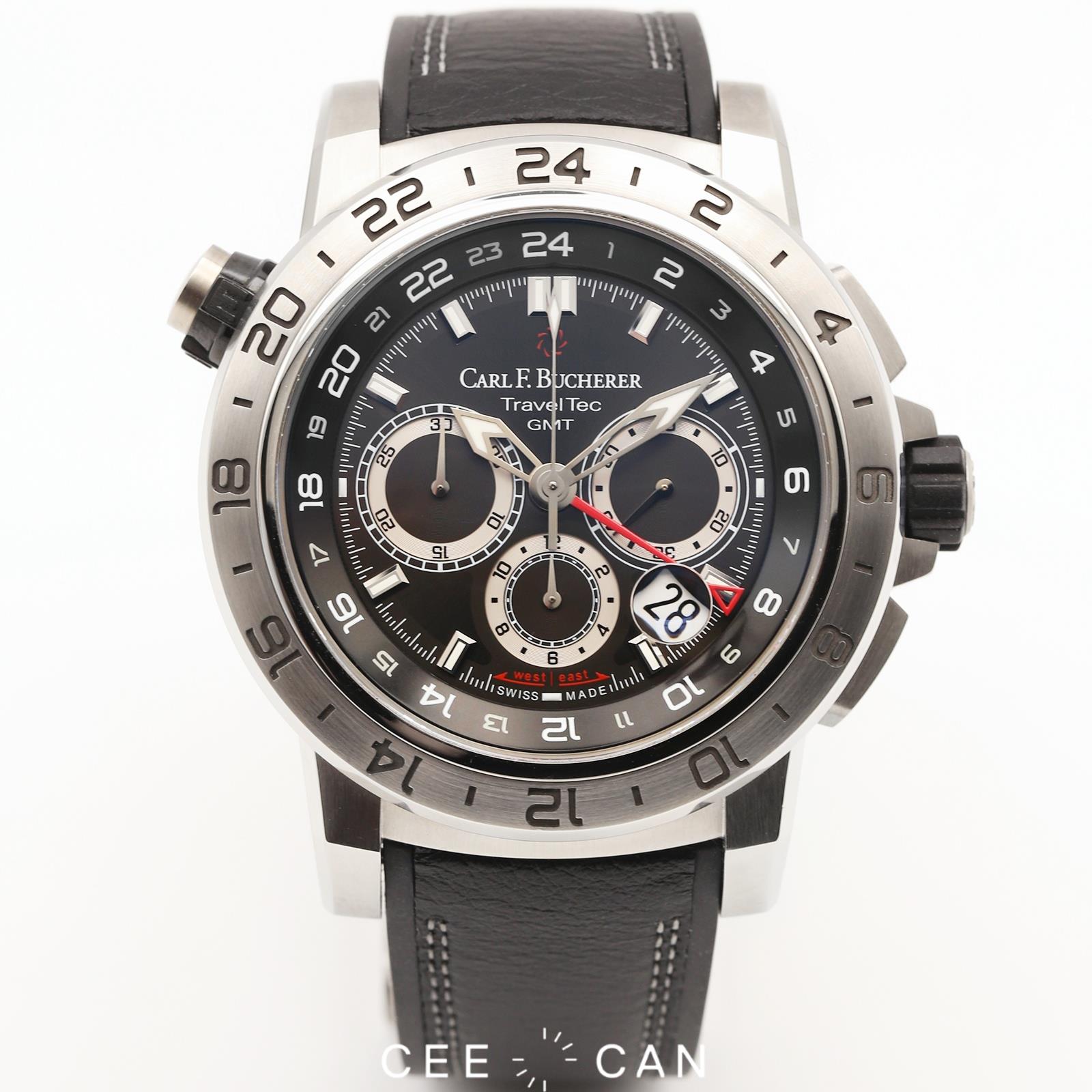 CARL F. BUCHERER 10633.08Patravi Traveltec II Gmt