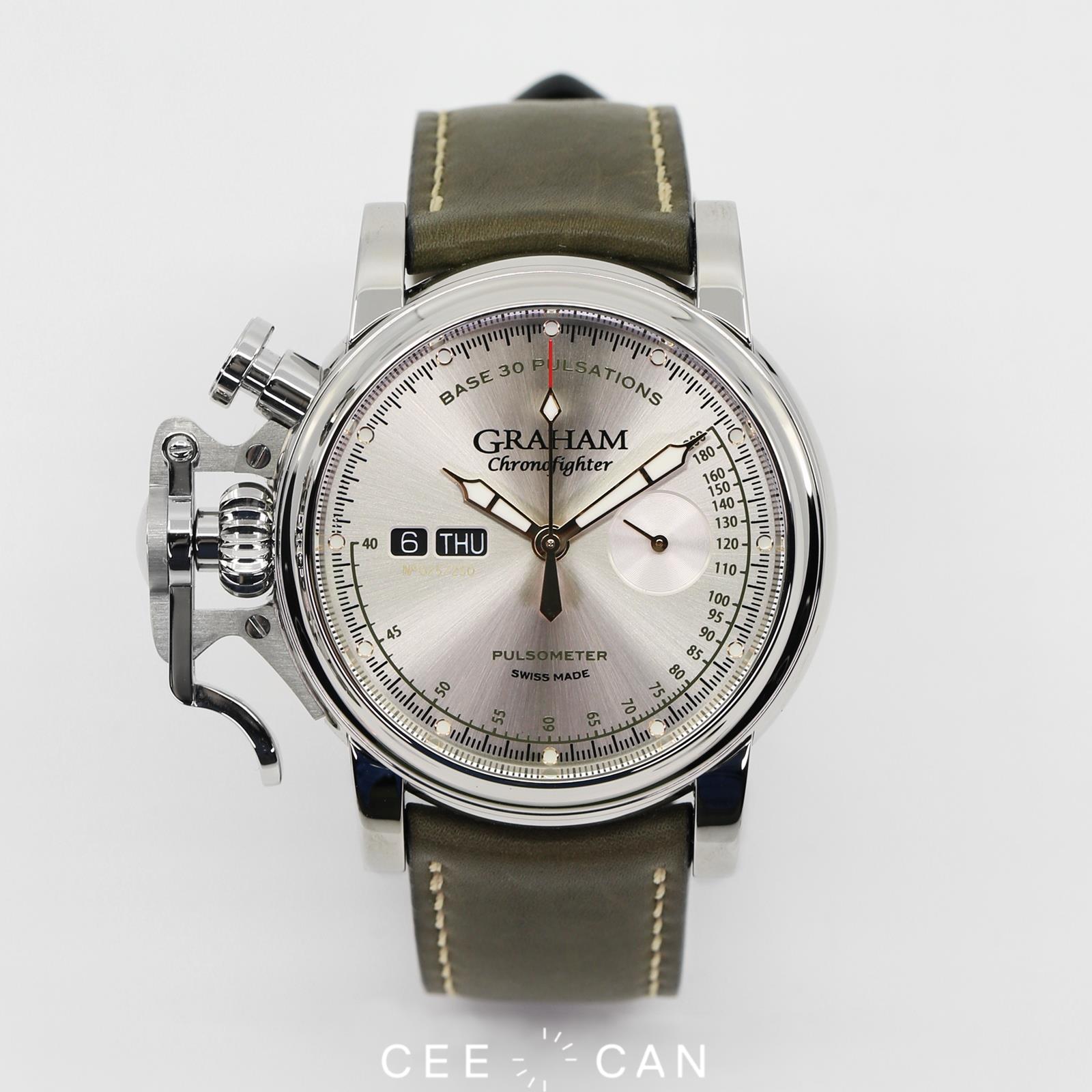 GRAHAM 2CVCS.S01AGraham Chronofighter Vintage Pulsometer Limited Edition