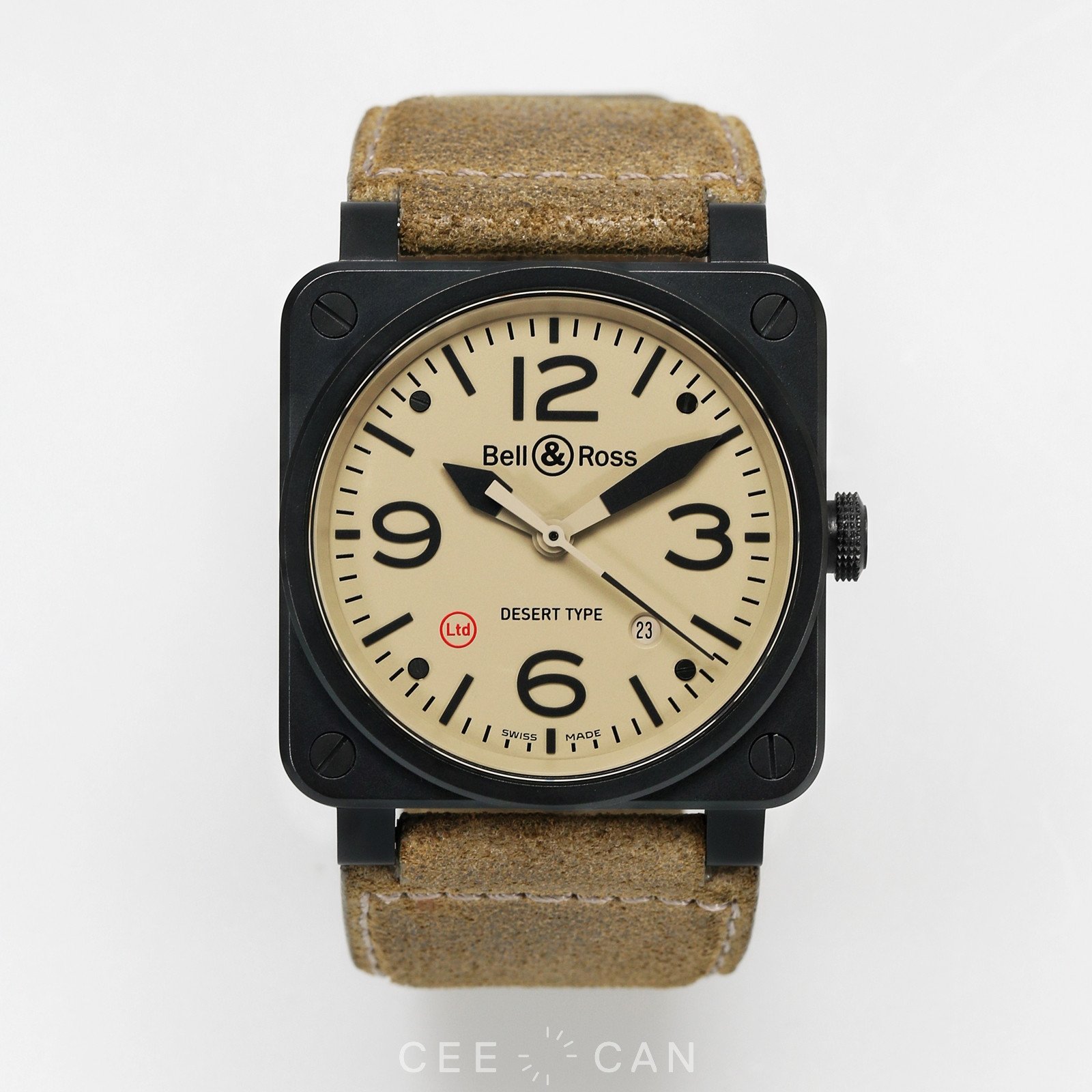 BELL & ROSS BR0392-DESERT-CABR03-92 Desert Type Limited Edition