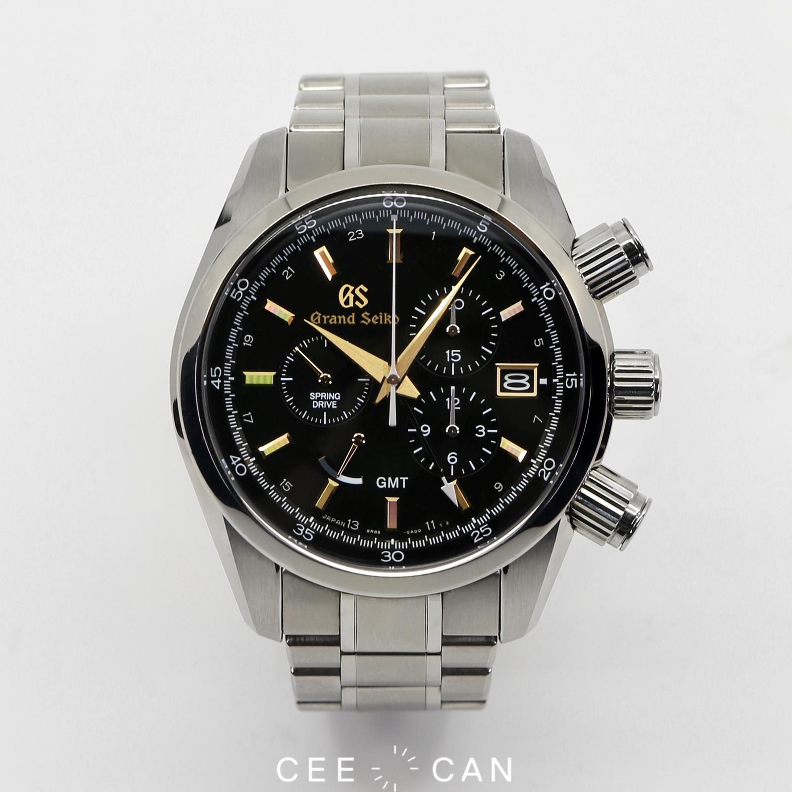 GRAND SEIKO Spring Drive GMT Chronograph Titanium SBGC205 CC00067 |  .