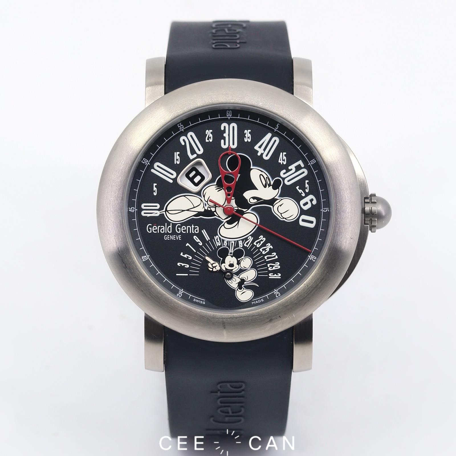 GERALD GENTA 制表奇才 BSP.Y.80Mickey Mouse Titanium 限量版