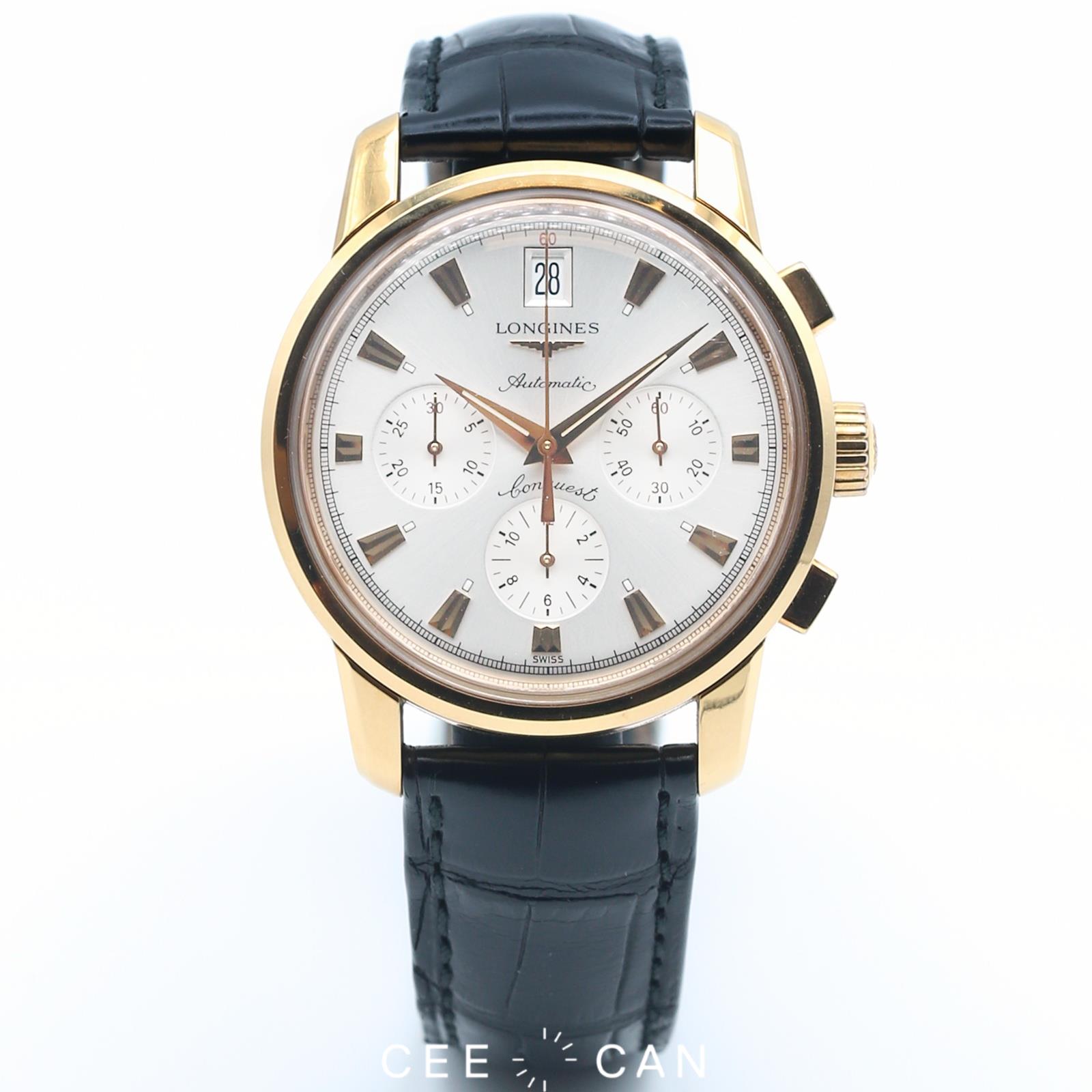LONGINES 浪琴 L1.641.8Conquest Heritage Chronograph